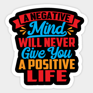 Negative Mind Sticker